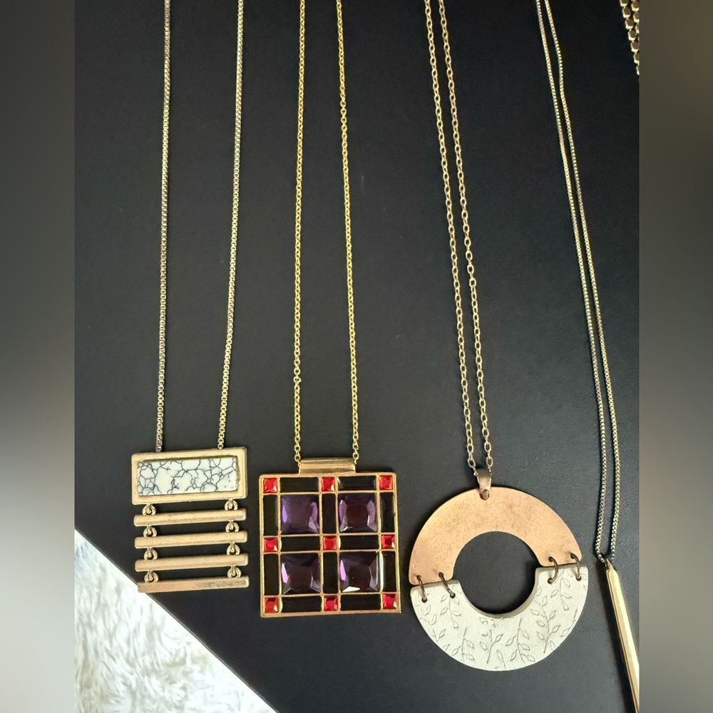 Bundle of 6 necklaces- includes Kate Spade, Banana Republic, other - Picture 2 of 7